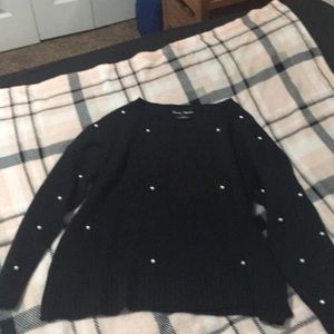 Black long sleeve sweater